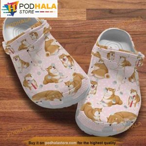 Corgi Happy International Dog Clogband 3D Crocs, Funny Crocs