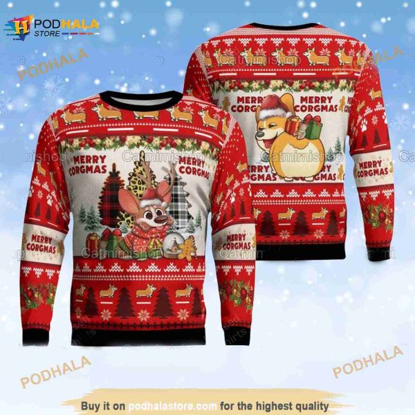 Corgi Ugly Corgi Woman Ugly Sweater, Corgi Christmas Sweater Gifts