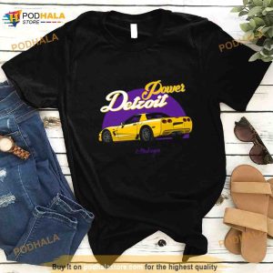 Corvette C5 Yellow Vintage Car Shirt 2