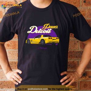 Corvette C5 Yellow Vintage Car Shirt 3