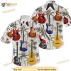 Cosy Store Guitar Funny Hawaiian Shirt, Button Down Funny Hawaii Shirt