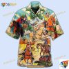 Cowboy Real Men Ride Horses Cool Hawaiian Shirt, Gifts For Horse Lovers