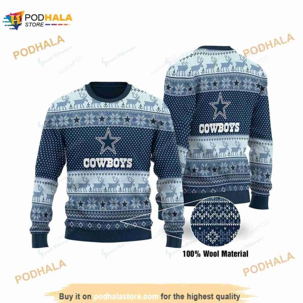 Cowboys Football Ugly Christmas Sweater Fpf