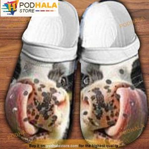 Crazy Cow Face 3D Crocs, Funny Crocs