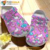Cream Rainbow Donut Unicorn Clogband 3D Crocs, Funny Crocs