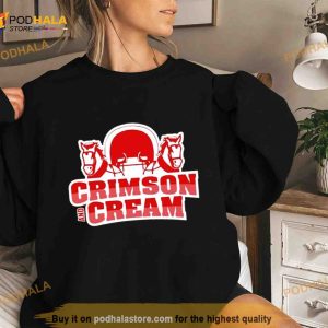 Crimson And Cream Logo Shirt 2