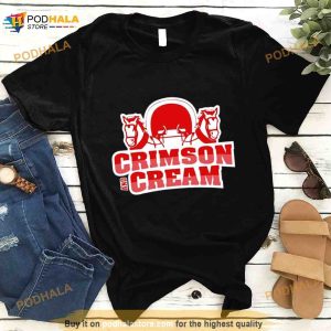 Crimson And Cream Logo Shirt 3