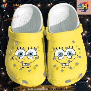 Crocs Shoes Sponge Cheese Face Sponge Funny Bob Cute 2