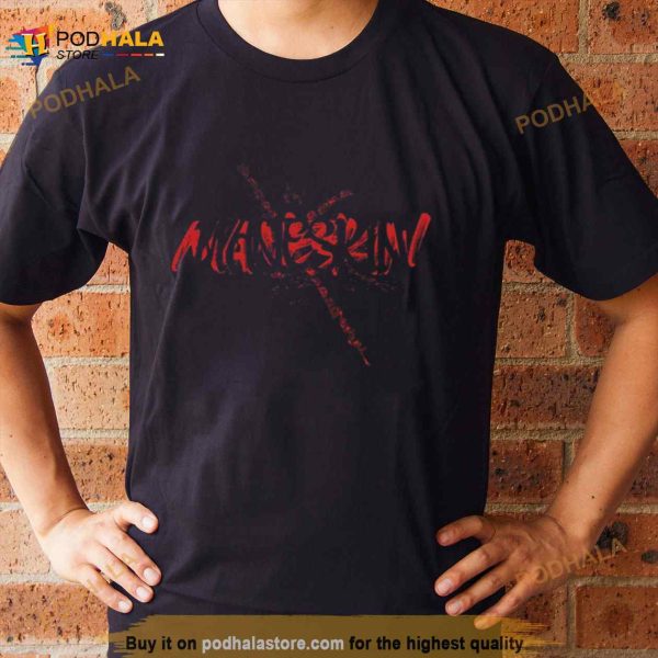 Cross Logo Vintage Maneskin Shirt