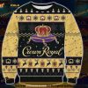 Crown Royal Black 3D Print Christmas Sweater