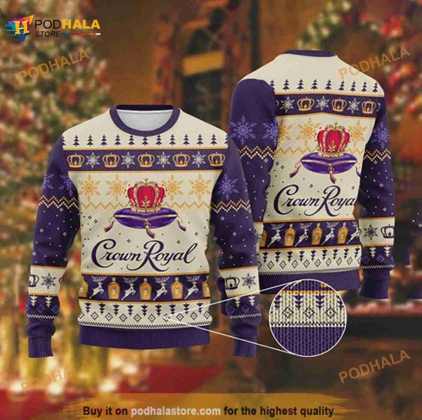 Crown Royal Christmas Sweater 3D, Christmas Sweater