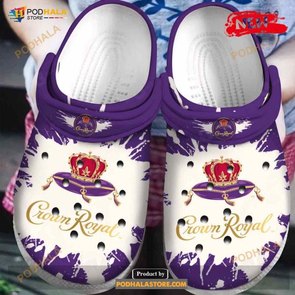 Crown Royal For Man And Women Crocs Crocband Clog Shoes