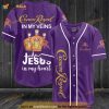 Crown Royal In My Veins Jesus In My Heart 3D Baseball Jersey