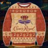 Crown Royal Peach 3D Print Christmas Sweater