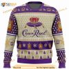 Crown Royal Whiskey Ugly Knitted Christmas 3D Sweater