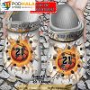 Custom And Number Broken Wall Basketball Clogband 3D Crocs