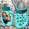 Custom Blue Nurse Clogband 3D Crocs Slippers