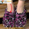 Custom Breast Cancer Clogband 3D Crocs Slippers