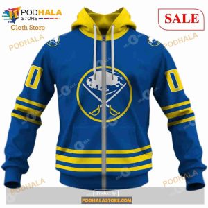 Custom Buffalo Sabres Unisex Kits With Retro Concepts Sweatshirt NHL Hoodie  3D - Bring Your Ideas, Thoughts And Imaginations Into Reality Today