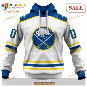 Customized 1980's Buffalo Sabres Home CCM NHL Throwback Jersey