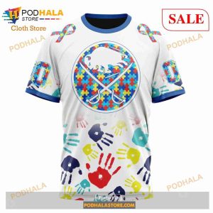 Custom Buffalo Sabres Special Autism Awareness Design Sweatshirt Nhl Hoodie 3d 6