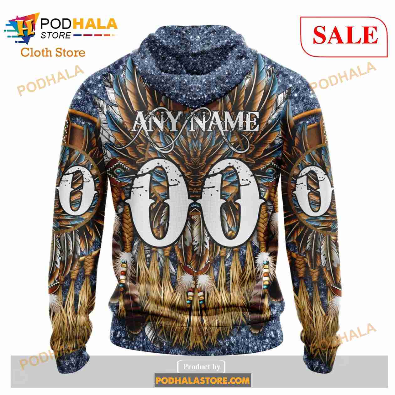 NHL Buffalo Sabres Special Native Costume Hoodie Sweatshirt 3D Custom  Number And Name - Freedomdesign