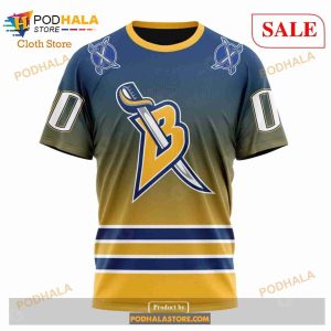 Custom Buffalo Sabres Special Retro Gradient Design Sweatshirt Nhl Hoodie 3d 6