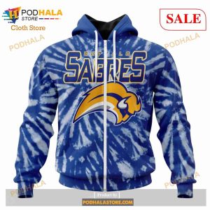 Custom Buffalo Sabres Special Retro Vintage Tie Dye Sweatshirt Nhl Hoodie 3d 2