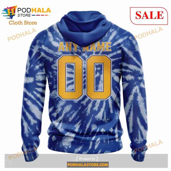Custom Buffalo Sabres Special Retro Vintage Tie Dye Sweatshirt NHL Hoodie 3D