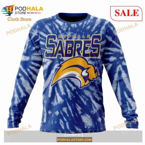 Custom Buffalo Sabres Special Retro Vintage Tie Dye Sweatshirt Nhl Hoodie 3d 4