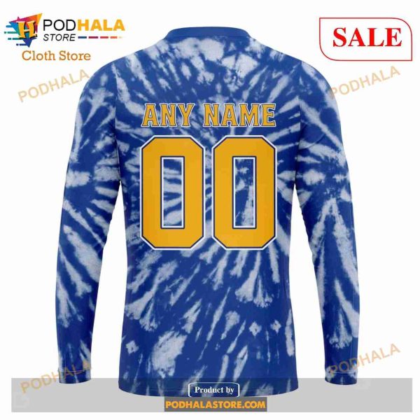Custom Buffalo Sabres Special Retro Vintage Tie Dye Sweatshirt NHL Hoodie 3D