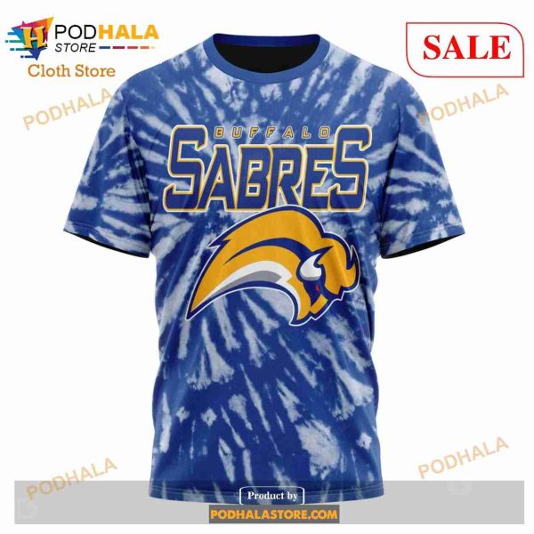 Custom Buffalo Sabres Special Retro Vintage Tie Dye Sweatshirt NHL Hoodie 3D