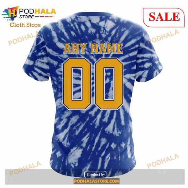 Custom Buffalo Sabres Special Retro Vintage Tie Dye Sweatshirt NHL Hoodie 3D