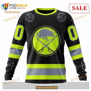 Custom Buffalo Sabres Unisex Kits With Firefighter Uniforms Color Sweatshirt Nhl Hoodie 3d 4
