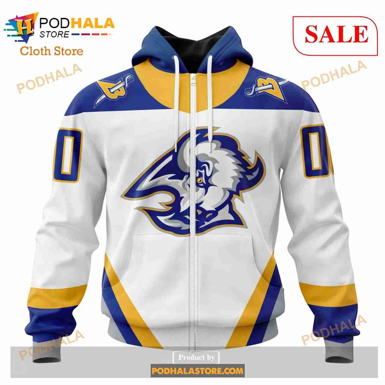 Custom Buffalo Sabres Special Retro Gradient Design Sweatshirt NHL Hoodie  3D - Bring Your Ideas, Thoughts And Imaginations Into Reality Today