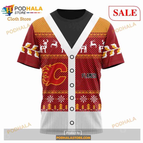 Custom Calgary Flames Chrismas Season Sweatshirt NHL Hoodie 3D