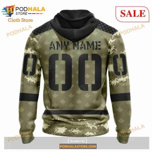 Custom Calgary Flames Special Camo Military Appreciation Sweatshirt Nhl Hoodie 3d 3