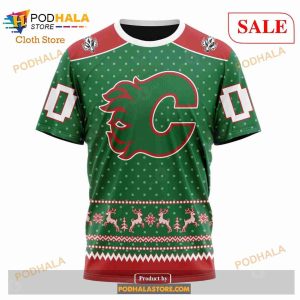 Custom Calgary Flames Special Christmas Apparel Sweatshirt Nhl Hoodie 3d 6