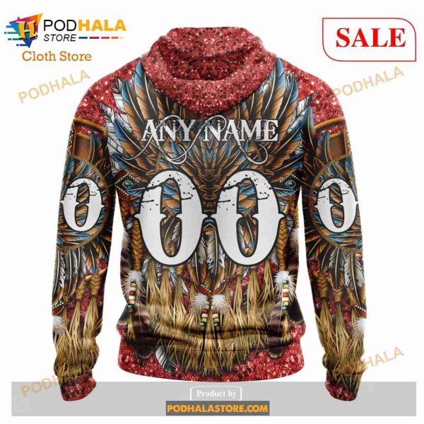 Custom Calgary Flames Special Native Costume Design Sweatshirt NHL Hoodie 3D