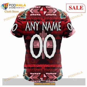 Custom Calgary Flames Special Native Costume Sweatshirt Nhl Hoodie 3d 7