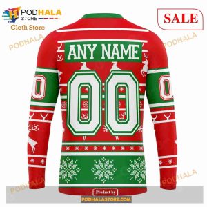 Custom Calgary Flames Unisex Christmas Sweatshirt Nhl Hoodie 3d 5