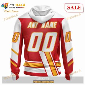Custom Calgary Flames Unisex Retro Concepts Sweatshirt Nhl Hoodie 3d 3