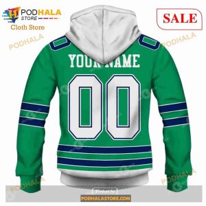 Custom California Seals Oakland Seals 60s Vintage NHL Sweatshirt Hoodie 3d 5