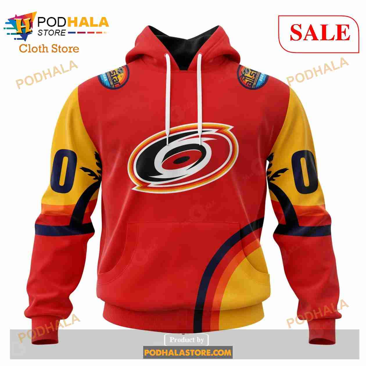 Custom Carolina Hurricanes ALL Star Sweatshirt NHL Hoodie 3D - Bring Your  Ideas, Thoughts And Imaginations Into Reality Today