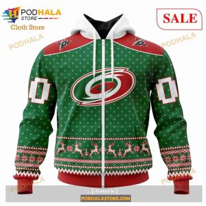Custom Carolina Hurricanes Christmas Apparel Sweatshirt NHL Hoodie 3D 2