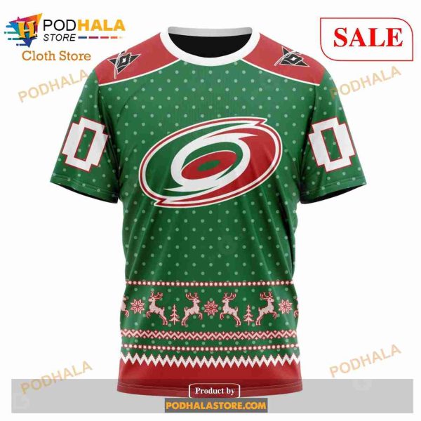 Custom Carolina Hurricanes Christmas Apparel Sweatshirt NHL Hoodie 3D