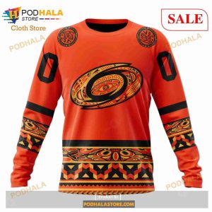 Custom Carolina Hurricanes National Day For Truth And Reconciliation NHL Hoodie 3D 4