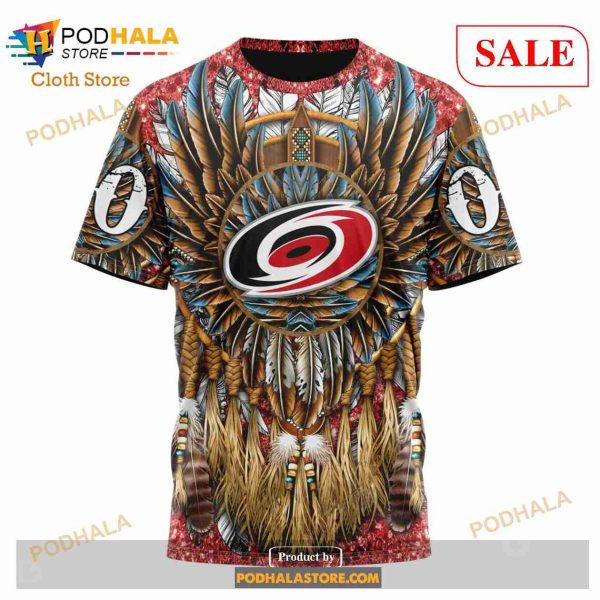 Custom Carolina Hurricanes Native Costume Design Sweatshirt NHL Hoodie 3D