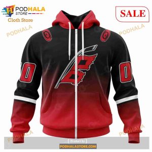 Custom Carolina Hurricanes Retro Gradient Design Sweatshirt NHL Hoodie 3D 2