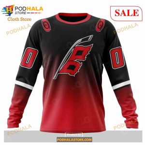 Custom Carolina Hurricanes Retro Gradient Design Sweatshirt NHL Hoodie 3D 4